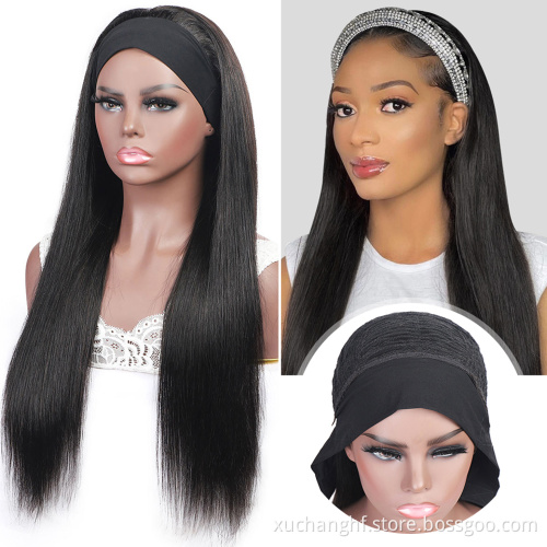 drop shipping wholesale cheap headband wigs human hair head band wigs for black women wig headband